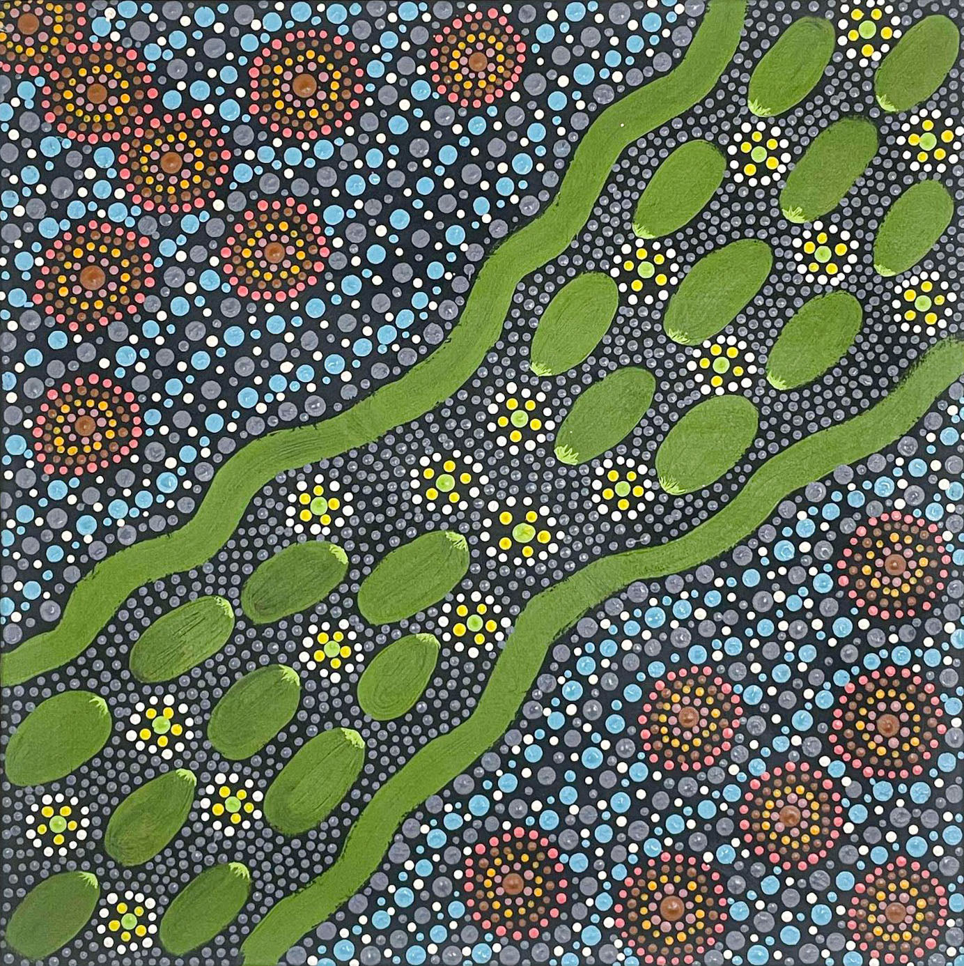 Bush banana on a rainy day by Lorinda Corbett