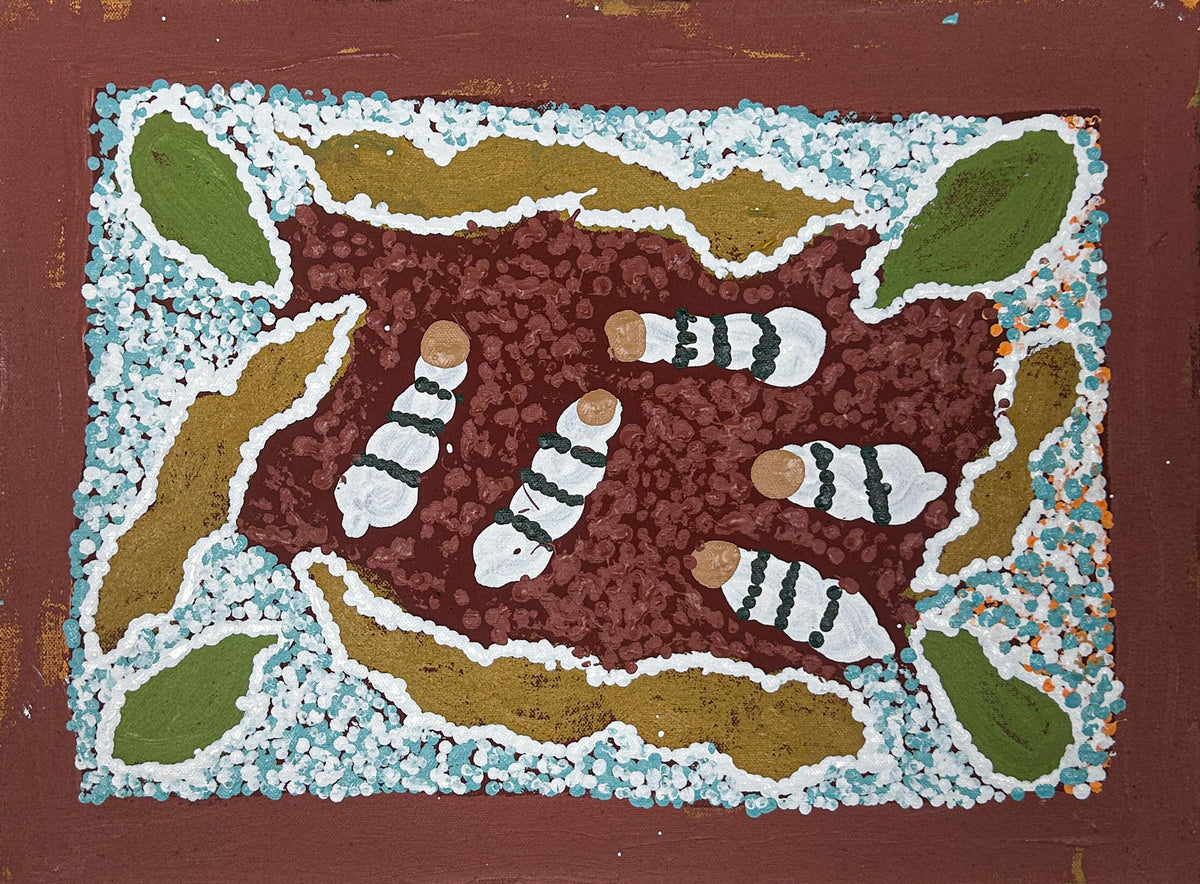 Bush tuckers by Jennifer Nakamarra Nelson