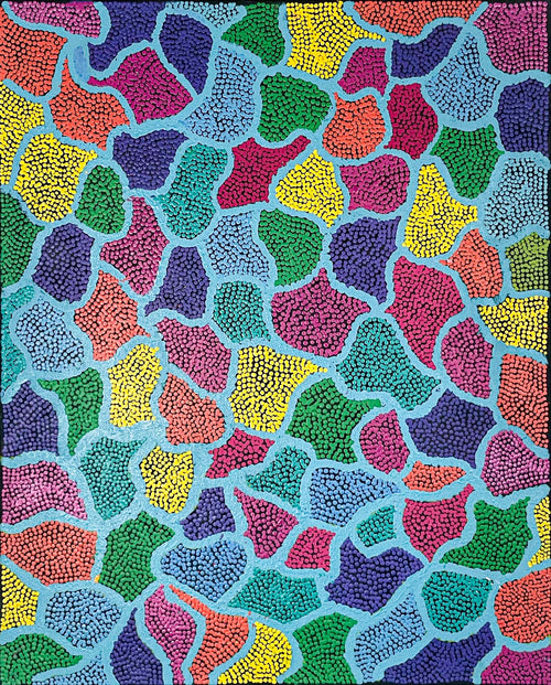Ngurlu (bush seeds) by Jolene Napaljarri Murphy
