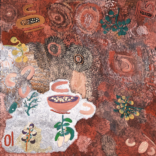 These People Are Sitting by Martha  Nakamarra Poulson